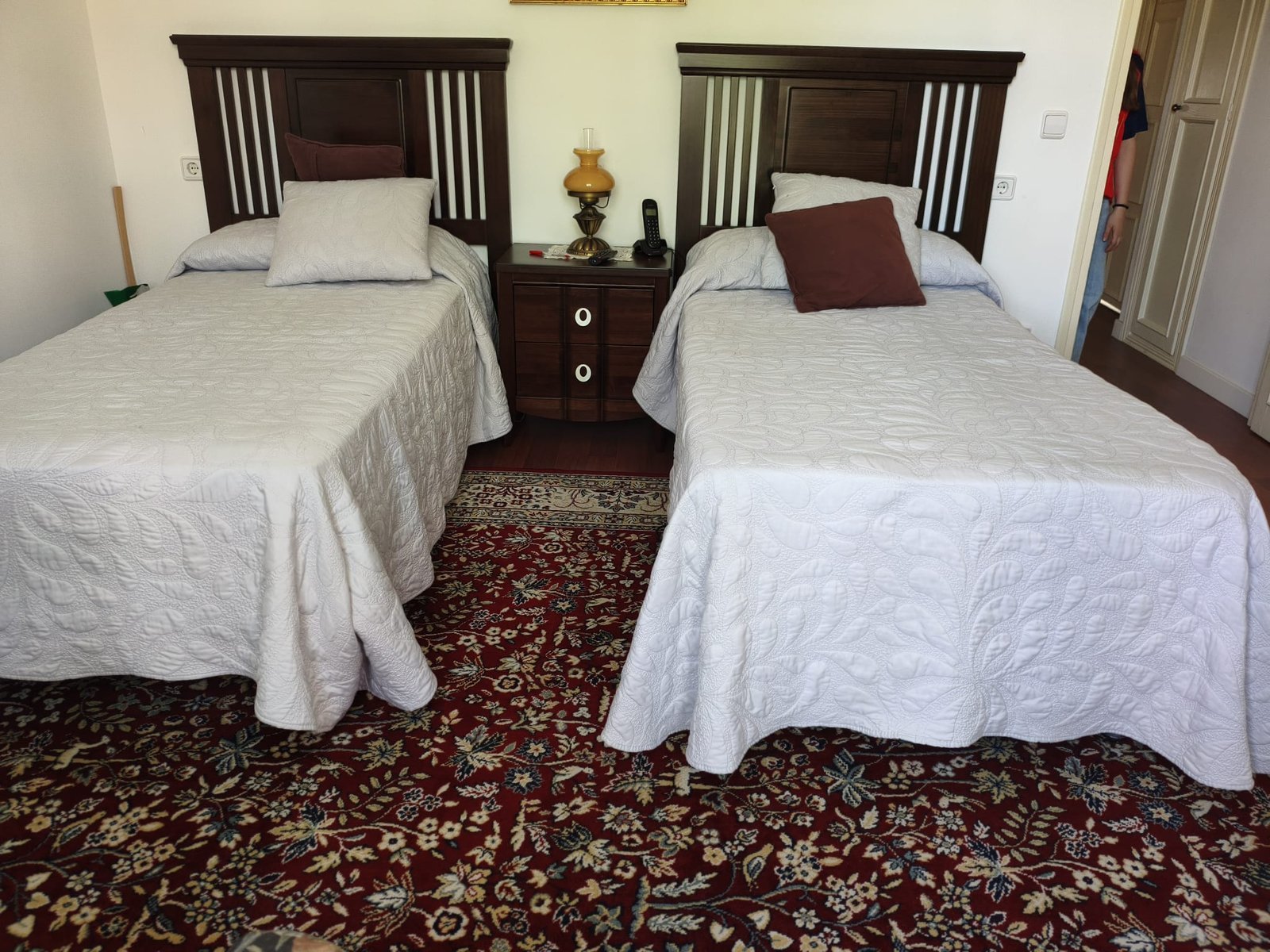 Habitación doble con baño en suite en Chamartín