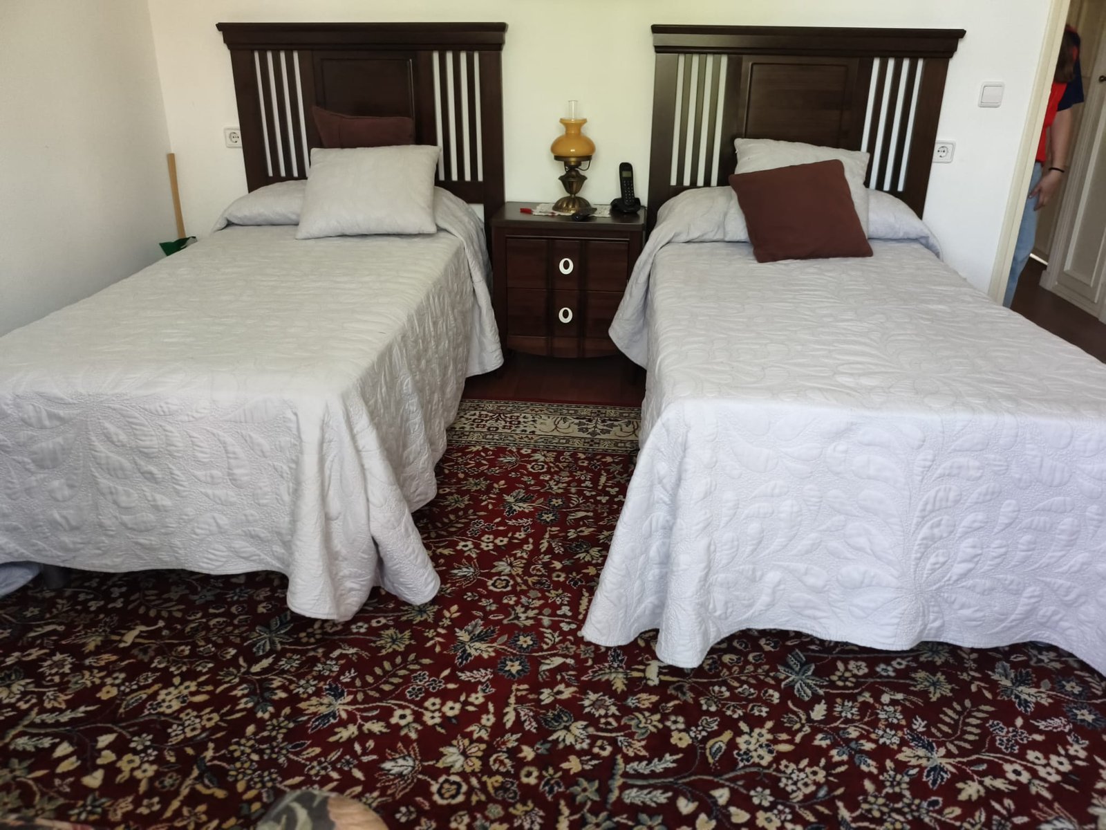 Habitación doble con baño en suite en Chamartín
